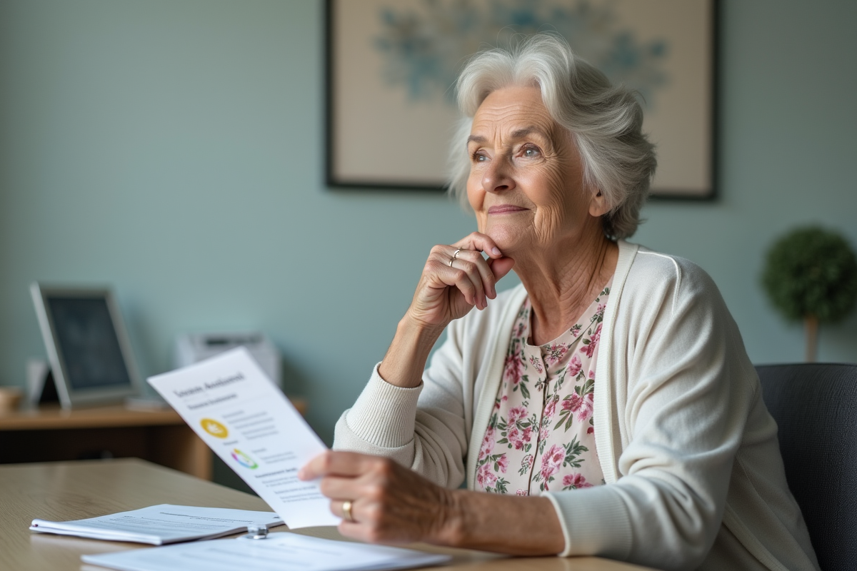 Femme âgée en consultation pour vaccination shingles